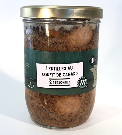 Confit aux Lentilles