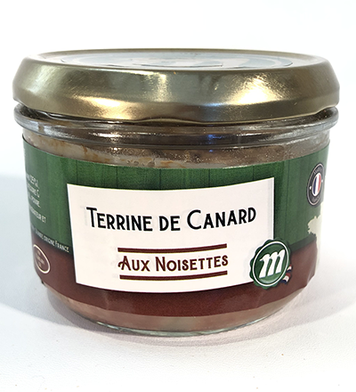 Terrine de canard aux Noisettes